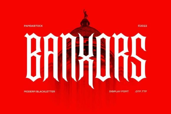 Banxors: The Black Metal Font for Aggressive Branding