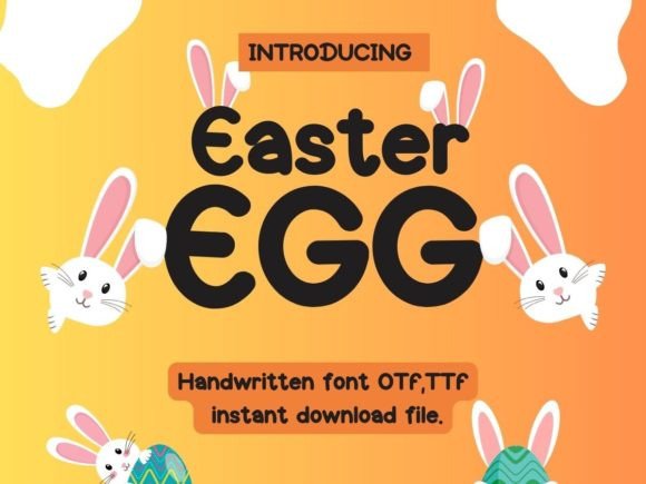 Bring Whimsy to Your Work with the Eater Egg Handwritten Font
