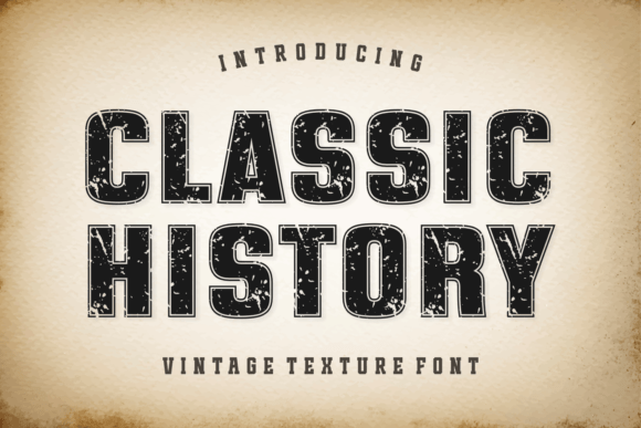 Classic History Font: A Vintage Type with Modern Versatility
