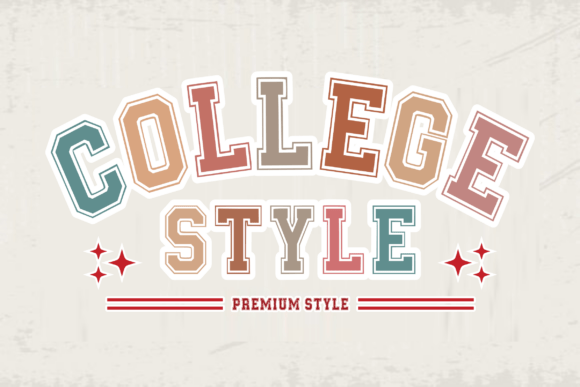 College Style Font: The Athletic Typeface for Bold Brands