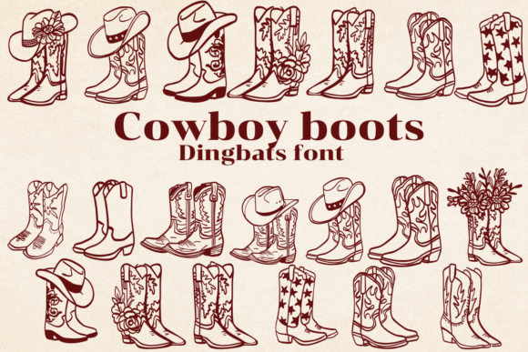 Cowboy Boots: A Typeface That Rides Into Your Designs