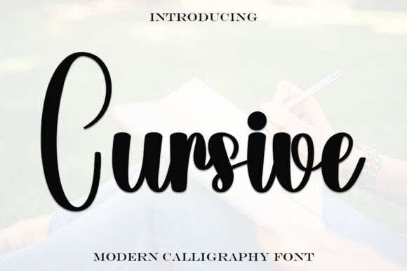 Cursive: A Handwritten Font for Modern Branding