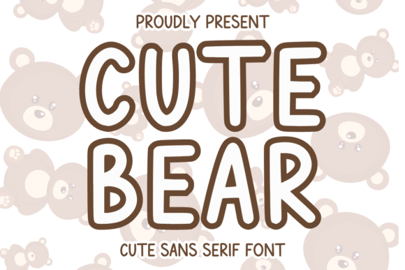 Cute Bear Font: Handwritten Charm for Modern Creators