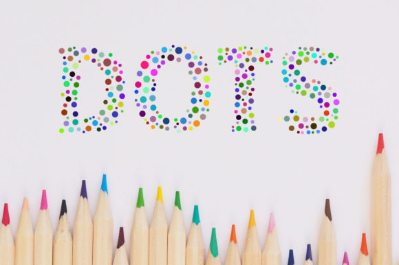 Dots and Dots: Crafting with a Playful, Colorful Typeface