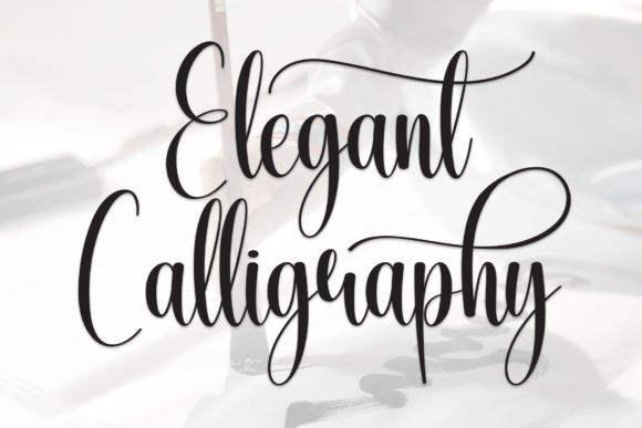 Elegant Calligraphy: A Font for Bold, Handwritten Branding