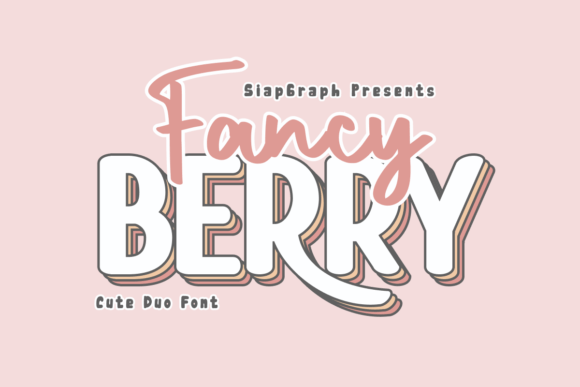 Fancy Berry Duo: A Font That Feels Like a Sunday Morning