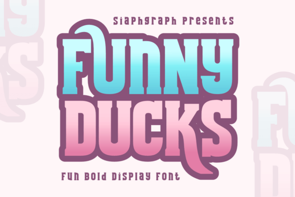 Funny Ducks: The Font with a Cheeky Personality