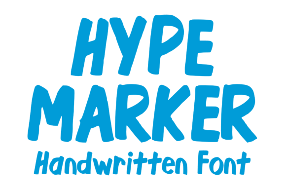 Hype Marker: The Hand-Lettered Font for Authentic Branding