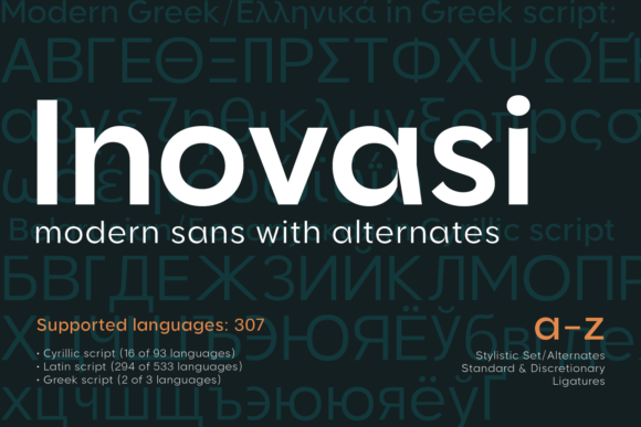 Inovasi Sans: Geometric Clarity for Modern Brands
