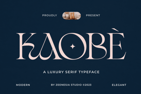 Kaobe: A Serif Font That Blends Classic Charm with Modern Edge