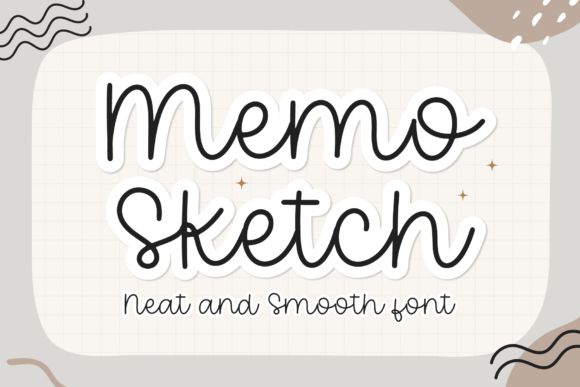 Memo Sketch: A Handwritten Font with Charming Character