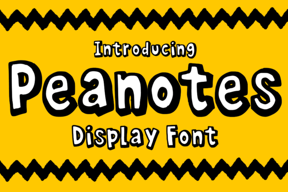 Peanotes: A Nostalgic Font with Modern Creative Power