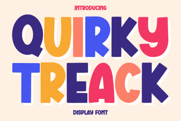 Quirky Treack: A Display Font with Personality for Creative Projects