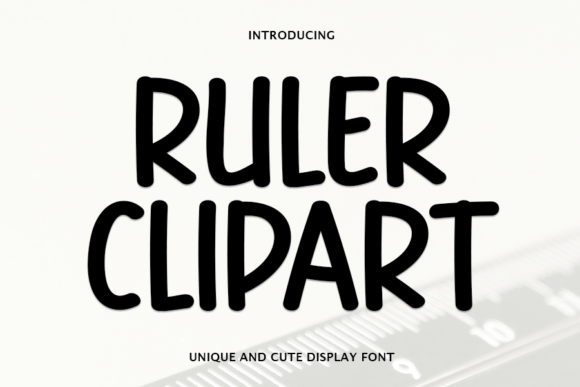 Ruler Clipart: The Handwritten Font for Modern Designers