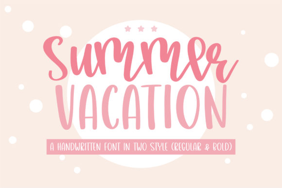 Summer Vacation: The Script Font That Brings Your Creative Vision to Life