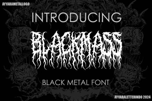 Unleash Dark Aesthetics with Black Mass Typography