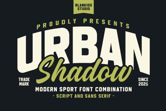 Urban Shadow: A Font Built for Bold Branding