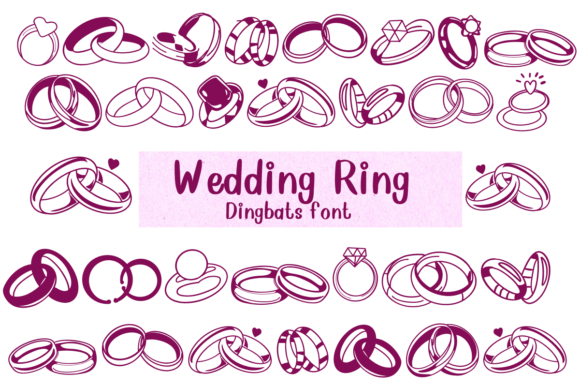 Wedding Ring: A Romantic Typeface for Handcrafted Designs