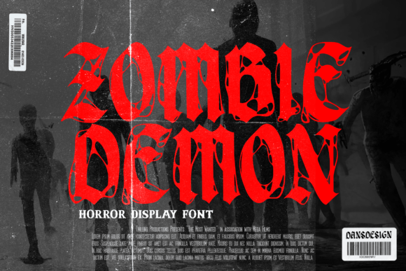 Zombie Demon: A Typeface for Bold, Unforgettable Branding